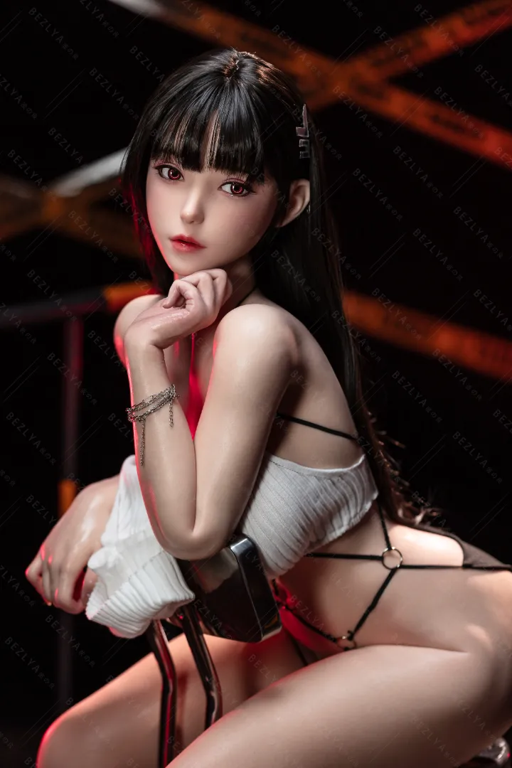 155cm (5ft1) E罩杯 輕量化 矽膠 性愛娃娃, ROS 头部 Violet